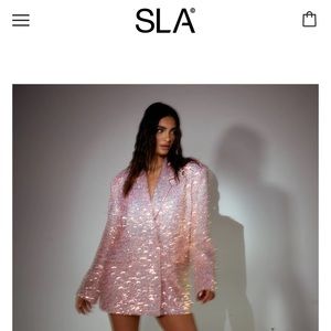 SLA the Label Blazer. Perfect for NYE or Birthday. Blazer dress.